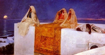 Jean Joseph Benjamin Constant Painting - Les Nuits arabes Arabian Nights Jean Joseph Benjamin Constant Orientalist